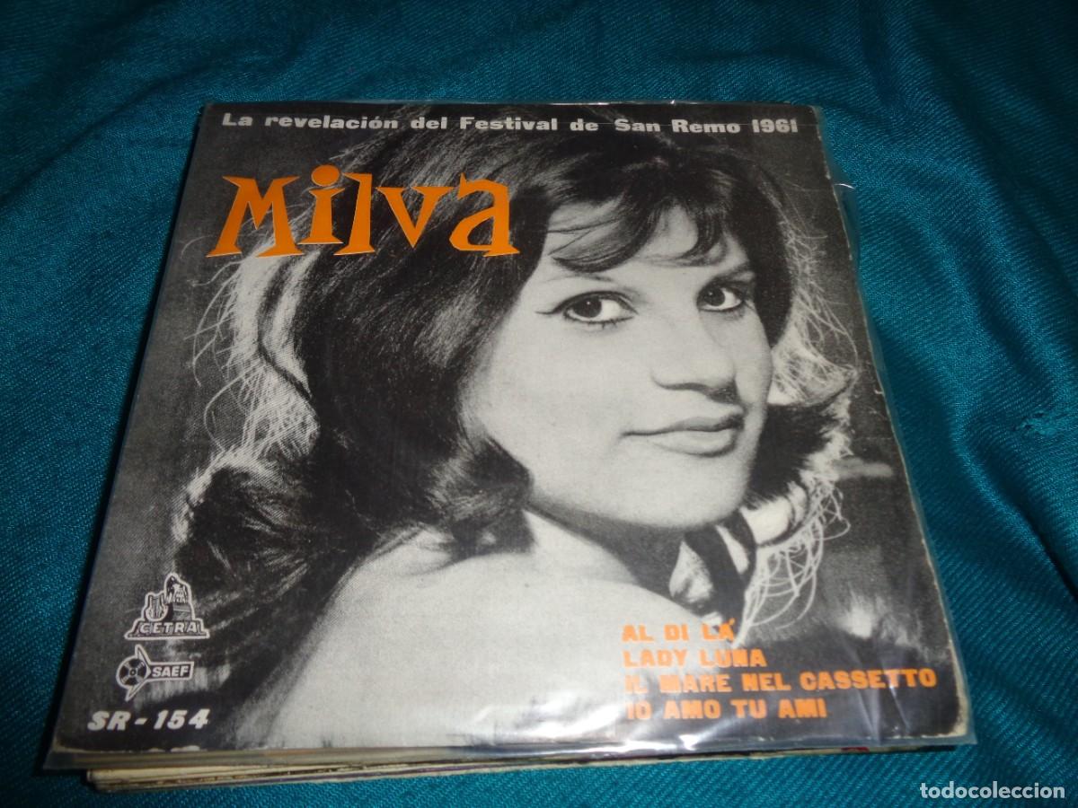 Discos de vinilo: MILVA. AL DI LA + 3. EP. CETRA, 1961. (#) - Foto 1