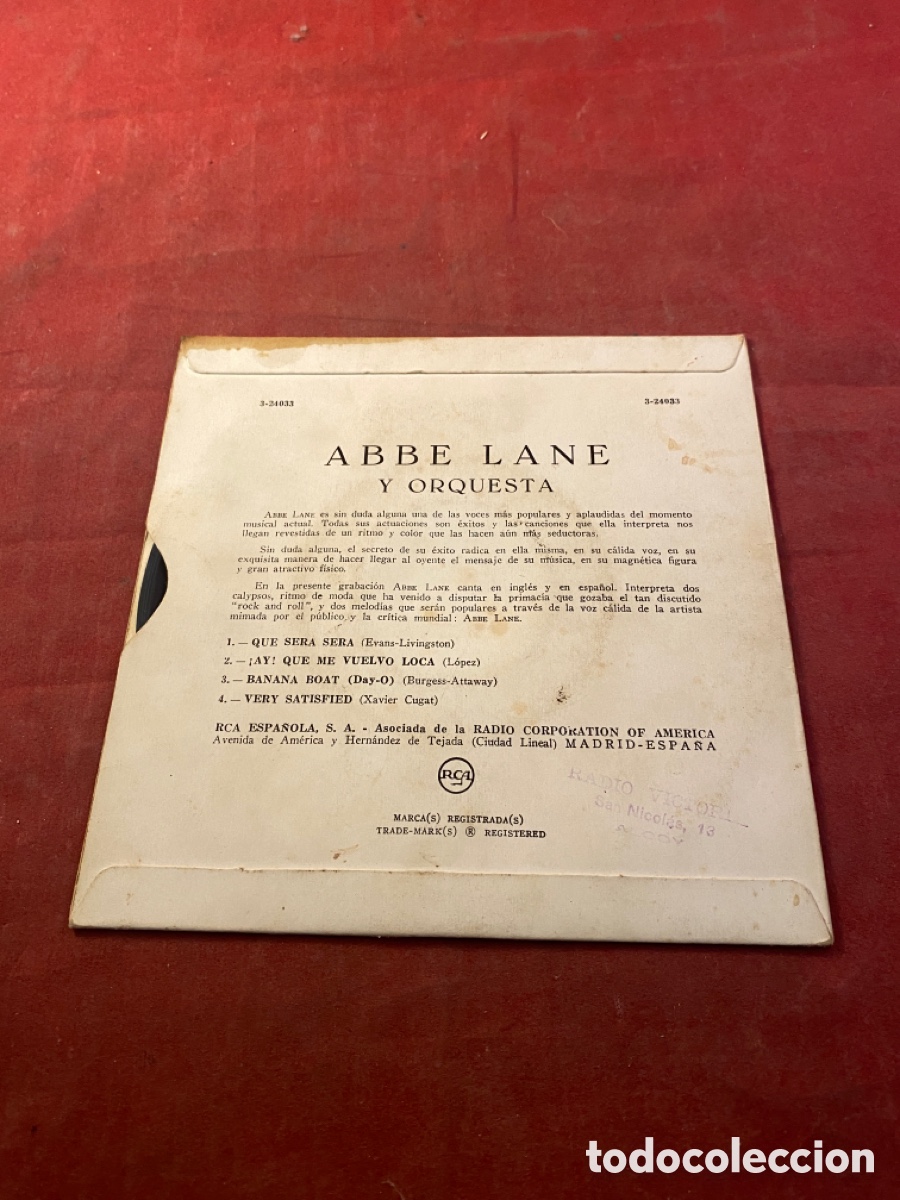 Discos de vinilo: ABBE LANE - Foto 2