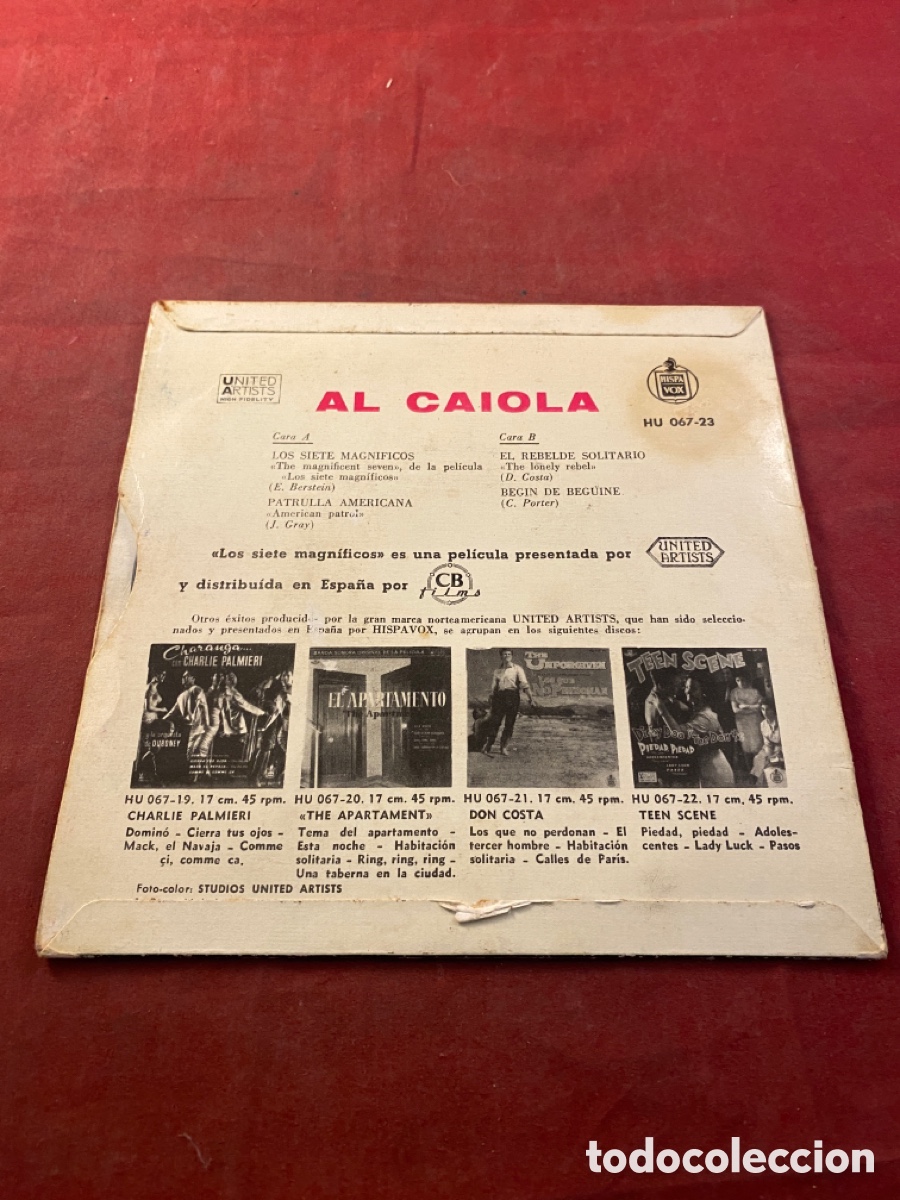 Discos de vinilo: AL CAIOLA - Foto 2