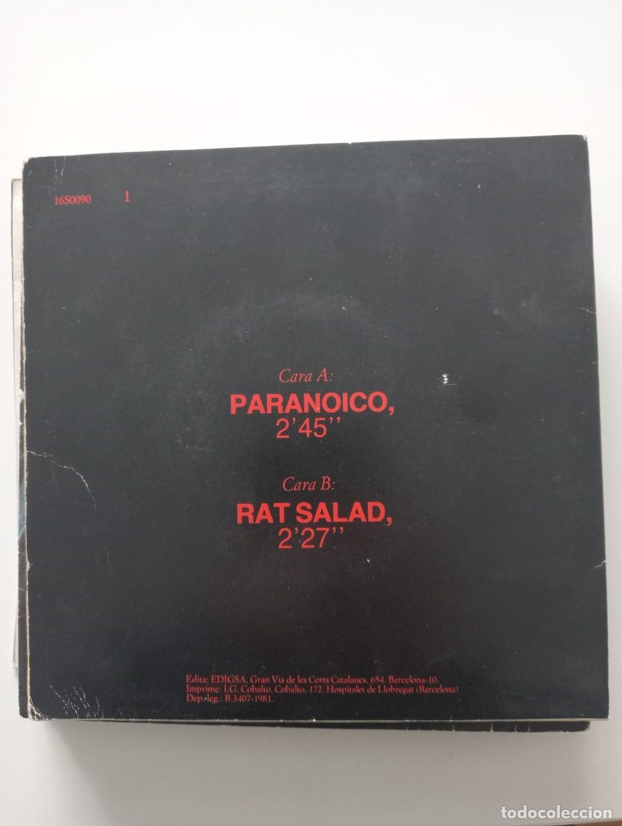 Discos de vinilo: Black Sabbath - Paranoico 7&rdquo;, Single 1981 hard rock - Foto 2