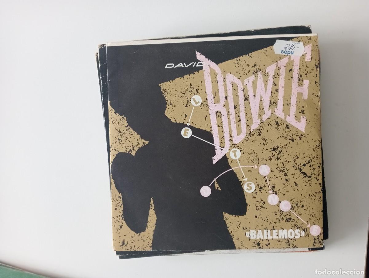 Discos de vinilo: David Bowie - Lets Dance = Bailemos (7&rdquo;, Single) 1983 - Foto 1