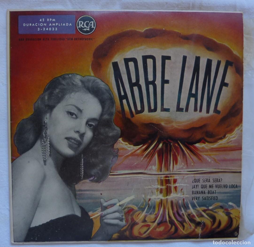 Discos de vinilo: ABBE LANE // QUE SERA SERA+3 // EP - Foto 1