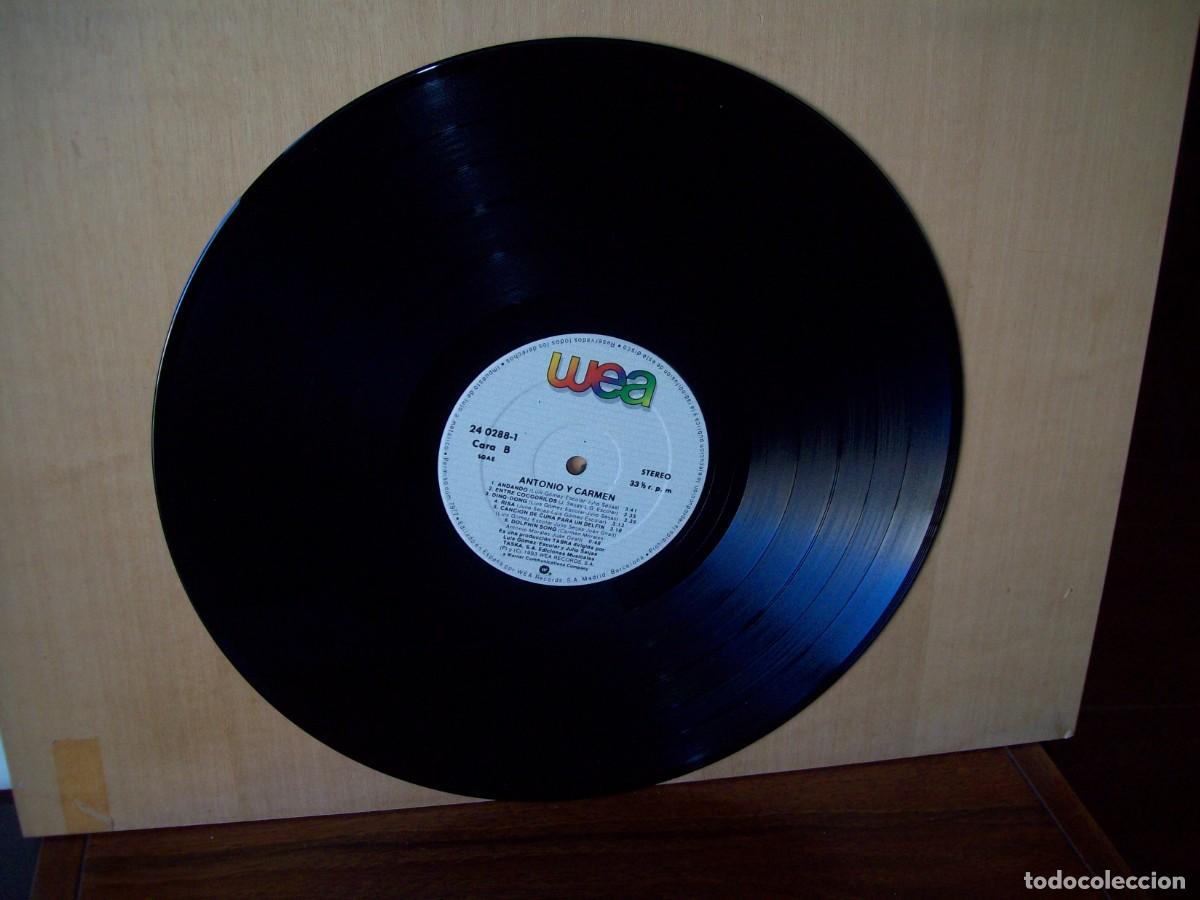 Discos de vinilo: ANTONIO Y CARMEN - ENTRE COCODRILOS - LP - Foto 4