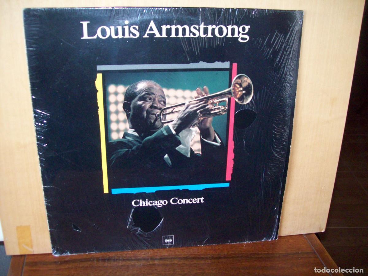 Discos de vinilo: LOUIS ARMSTRONG - CHICAGO CONCERT - LP - Foto 1