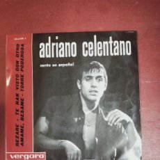 Discos de vinilo: ADRIANO CELENTANO CANTA EN ESPAÑOL - REZARE + 3 . EP VERGARA 1963