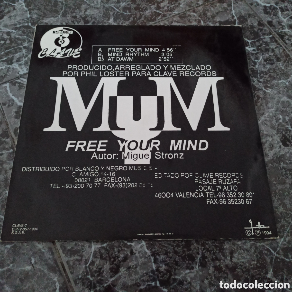 Discos de vinilo: MYM - Free Your Mind (12&rdquo;) - Foto 2