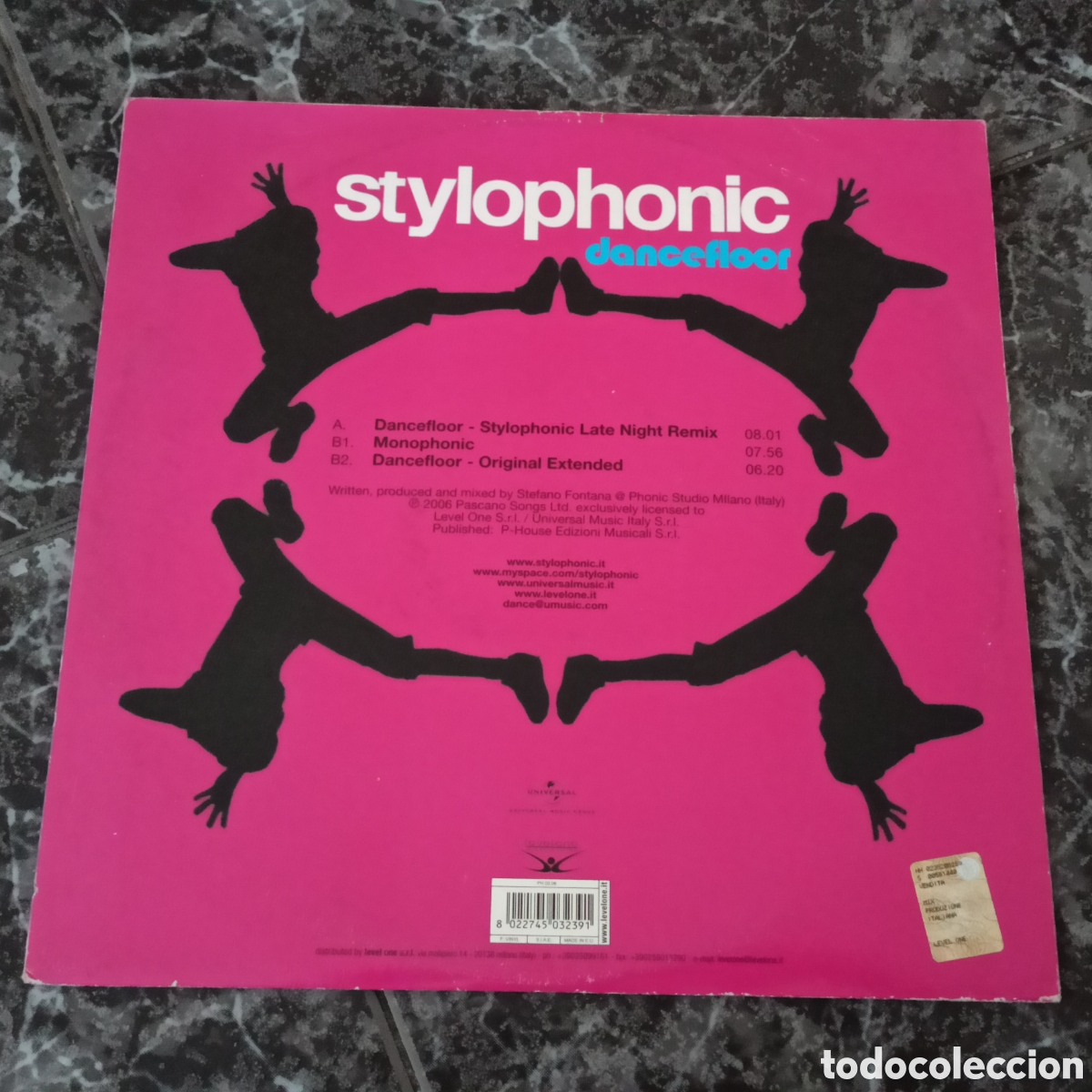 Discos de vinilo: Stylophonic - Dancefloor (12&rdquo;) - Foto 2