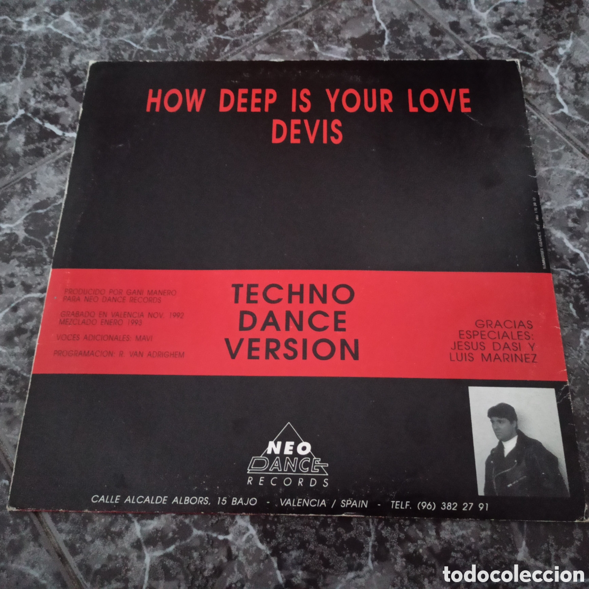 Discos de vinilo: Devis - How Deep Is Your Love (12&rdquo;) - Foto 2