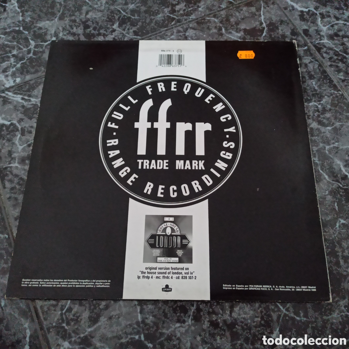 Discos de vinilo: D. Mob Featuring Gary Haisman - We Call It Acieed (12&rdquo;) - Foto 2