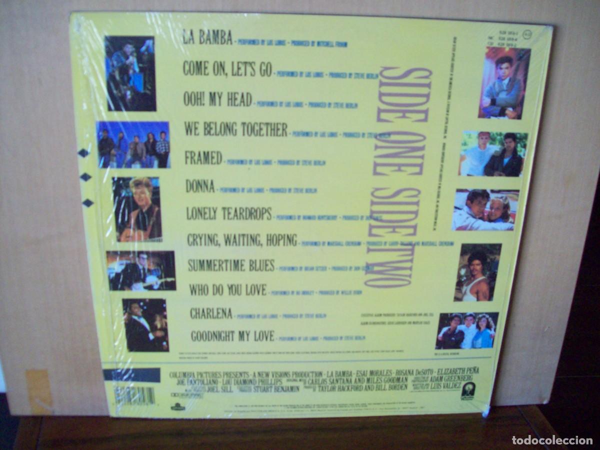 Discos de vinilo: LA BAMBA - LP BANDA SONORA ORIGINAL BSO 1987 - Foto 2