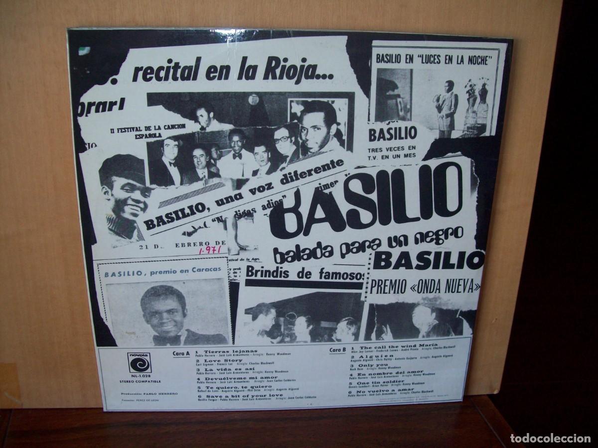 Discos de vinilo: BASILIO - LP 1973 12 CANCIONES - Foto 2