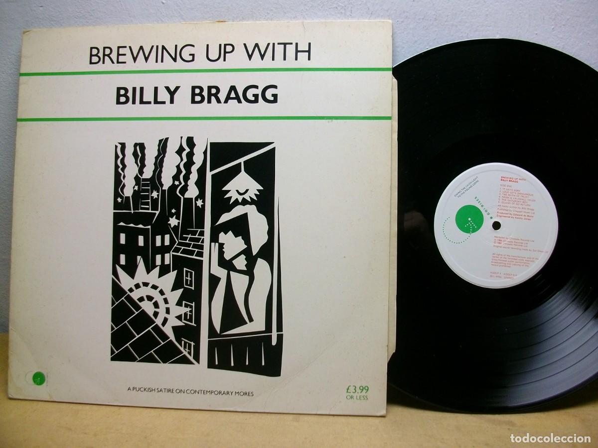 Discos de vinilo: Billy Bragg &ndash; Brewing Up With Billy Bragg UK EDITION 1984 LP - Foto 1