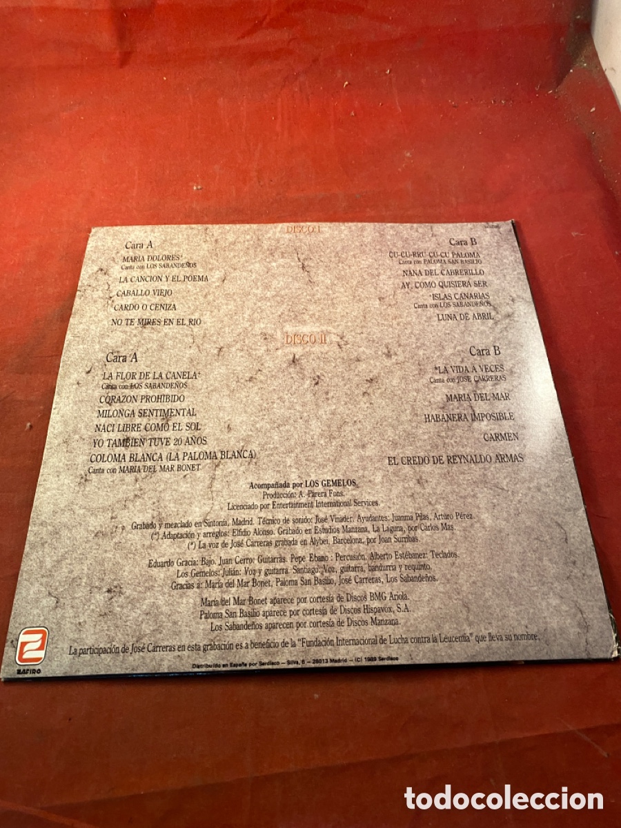 Discos de vinilo: MAR&Iacute;A DOLORES - Foto 2