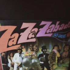 Discos de vinilo: SARAGOSSA BAND - ZA ZA ZABADAK 50 GREAT HITS - LP ARIOLA 1982.