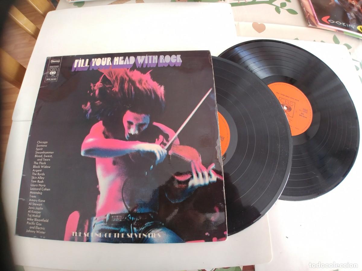 Discos de vinilo: FILL YOUR HEAD WITH ROCK-LP DOBLE - Foto 1