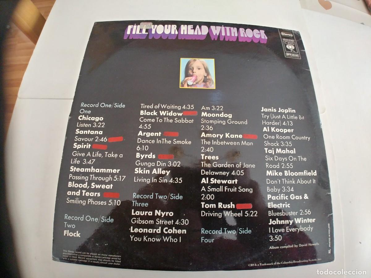 Discos de vinilo: FILL YOUR HEAD WITH ROCK-LP DOBLE - Foto 3