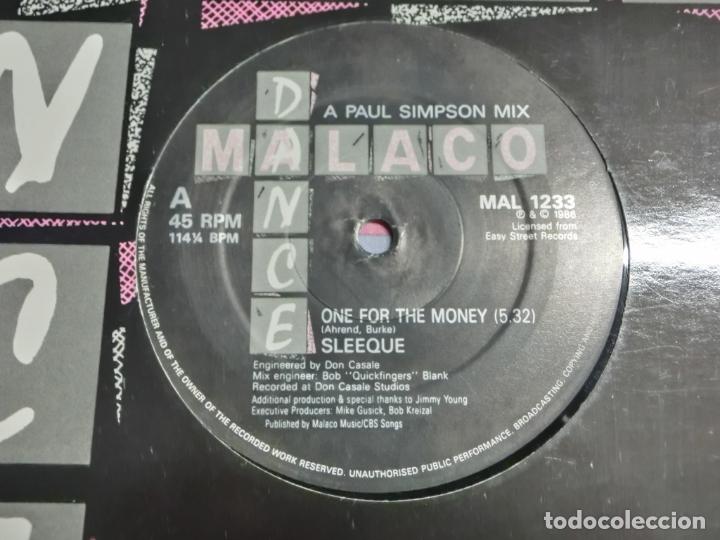 Discos de vinilo: SLEEQUE - ONE FOR THE MONEY - Foto 2