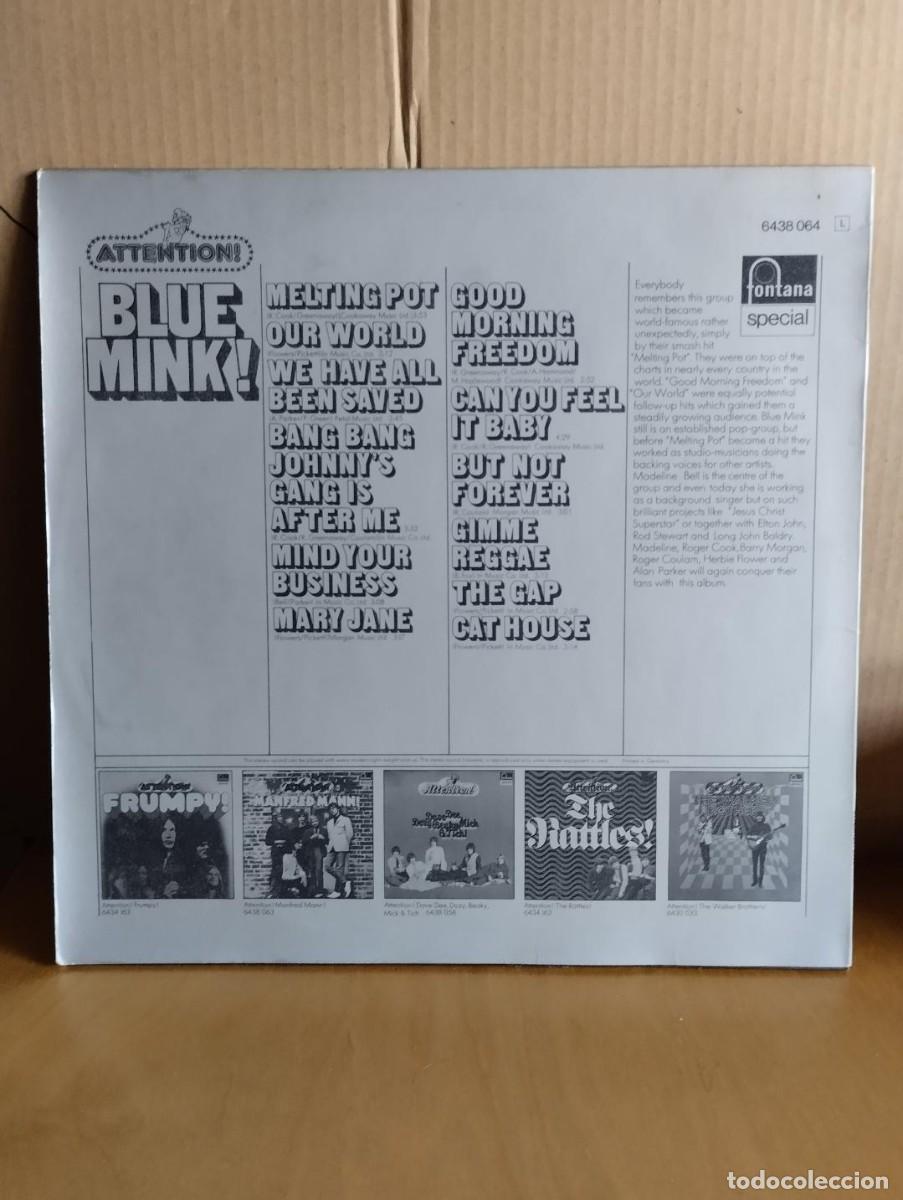Discos de vinilo: BLUE MINK ----- ATTENTION ! - Foto 2