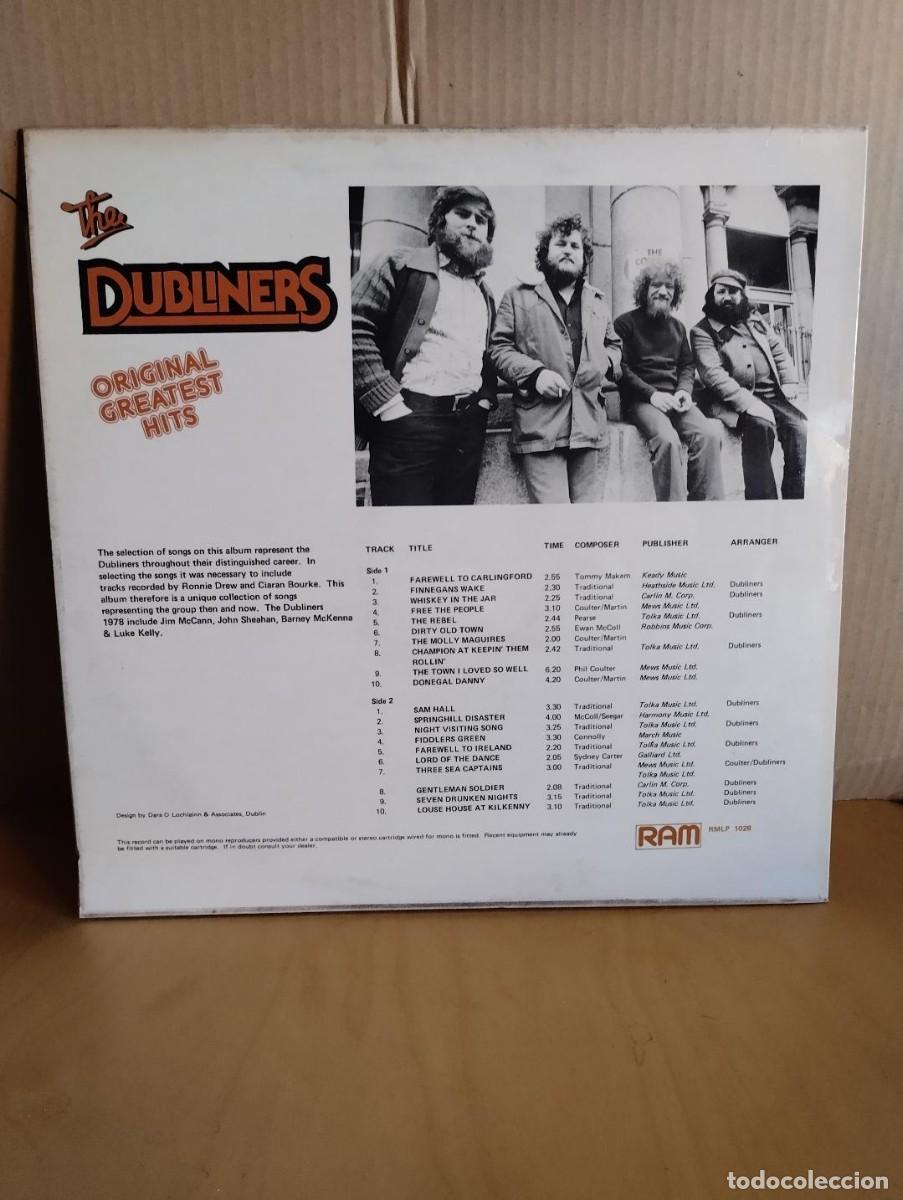Discos de vinilo: THE DUBLINERS ---- 20 ORIGINAL GREATEST HITS - Foto 2