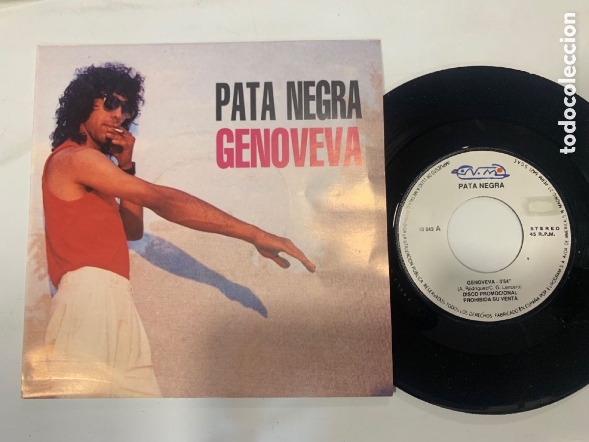 Discos de vinilo: single pata negra genoveva - Foto 1
