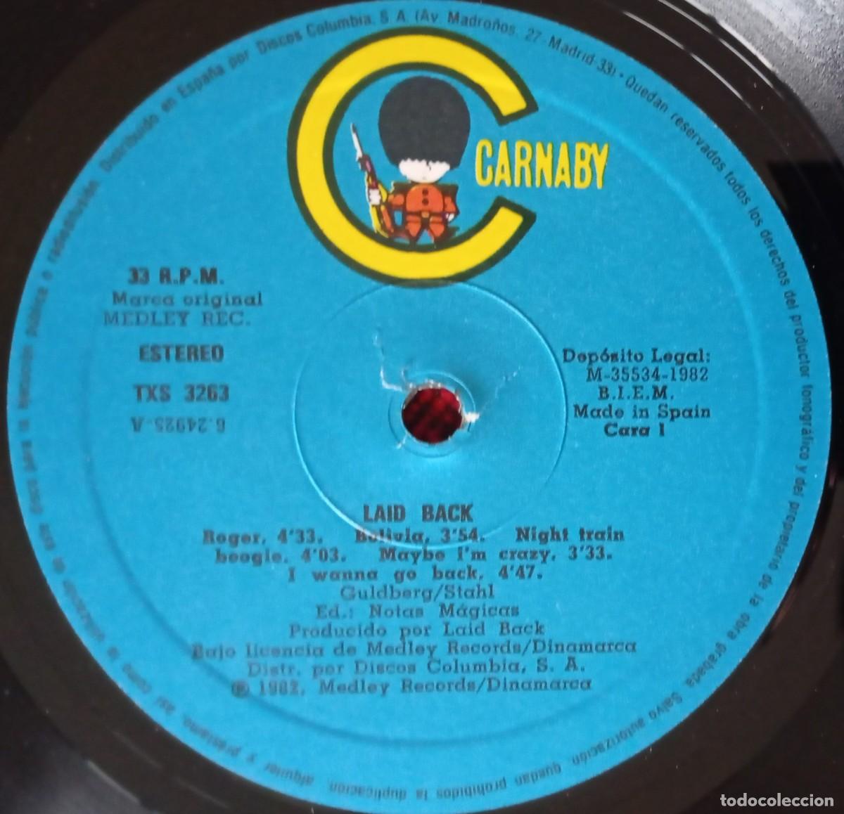 Discos de vinilo: LAID BACK ** Laid Back ** VINILO LP ORIGINAL 1982 - Foto 3