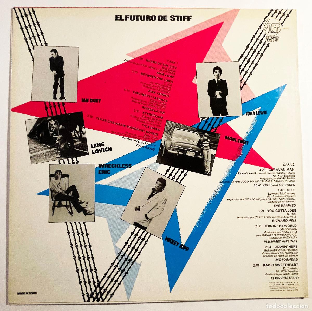 Discos de vinilo: HITS GREATEST STIFFS / LP STIFF 1978 / ESPA&Ntilde;A - Foto 2