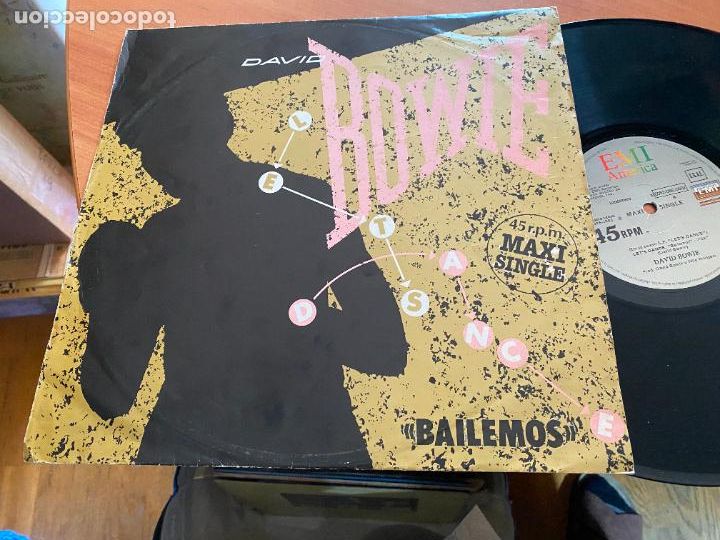 Discos de vinilo: DAVID BOWIE (BAILEMOS) MAXI ESPA&Ntilde;A 1983 (B-44) - Foto 1