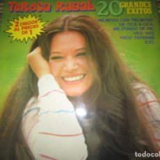 Discos de vinilo: TERESA RABAL - 20 GRANDES EXITOS DOBLE LP - ORIGINAL ESPAÑOL - FONO MUSIC 1984 GATEFOLD COVER -