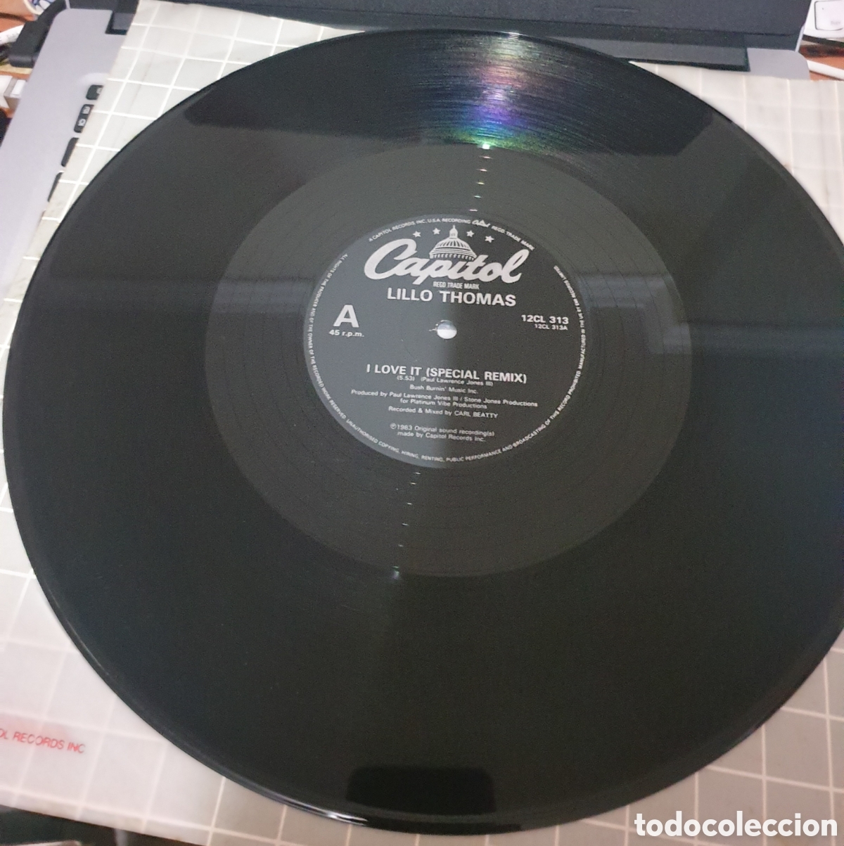 Discos de vinilo: Lillo Thomas&nbsp;&lrm;&ndash;&nbsp;I Love It (Special Remix - Foto 3