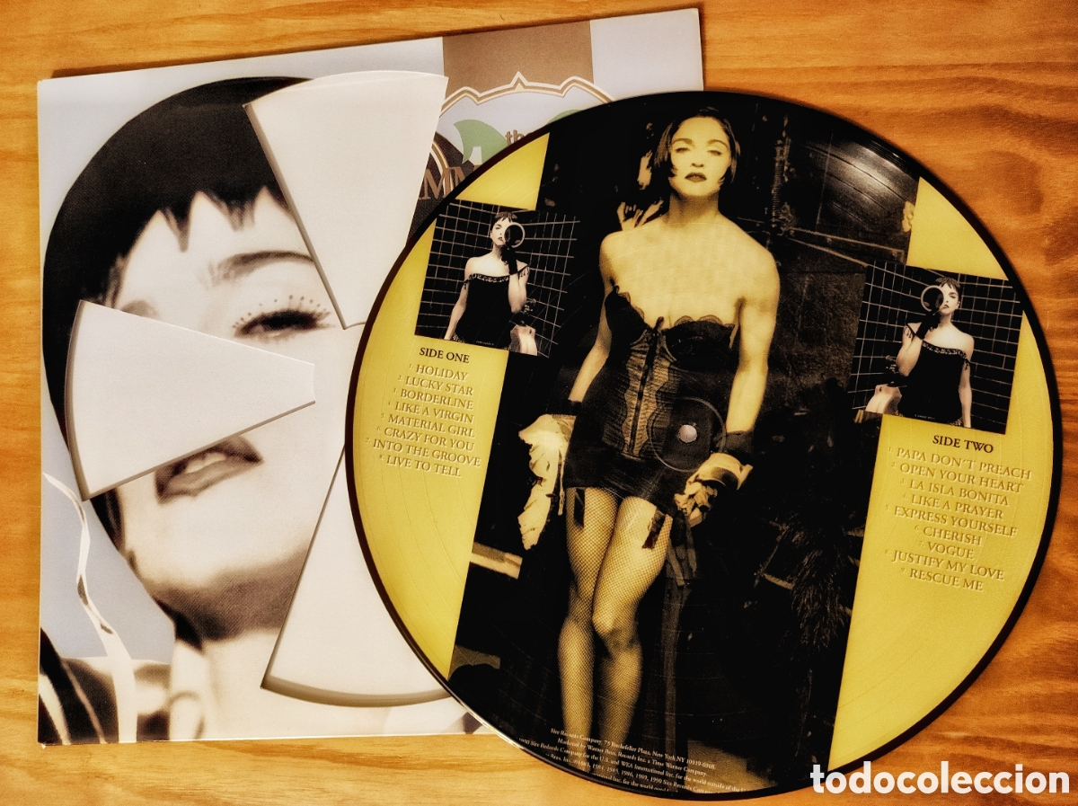 Discos de vinilo: MADONNA - The Immaculate Collection (Picture Disc) - Foto 3