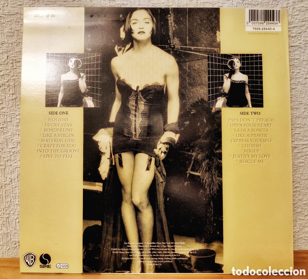 Discos de vinilo: MADONNA - The Immaculate Collection (Picture Disc) - Foto 5