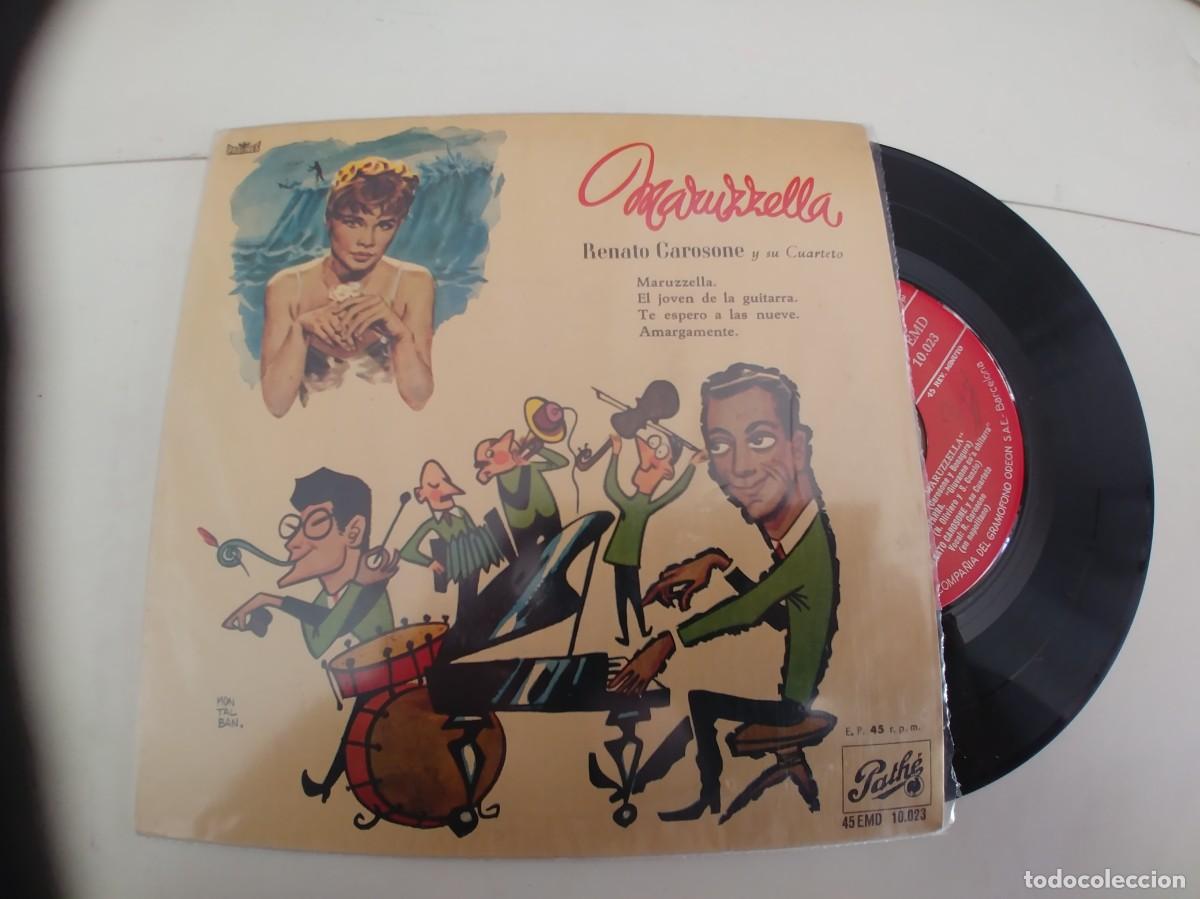 Discos de vinilo: RENATO CAROSONE-EP MARUZZELLA +3-NUEVO - Foto 1