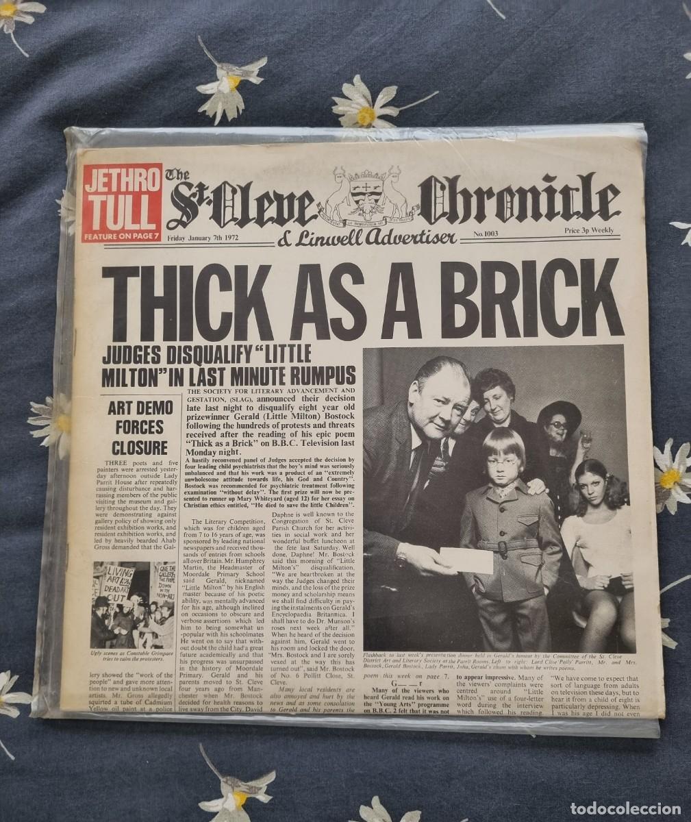 Discos de vinilo: Jethro Tull - Thick as a brick - Foto 1