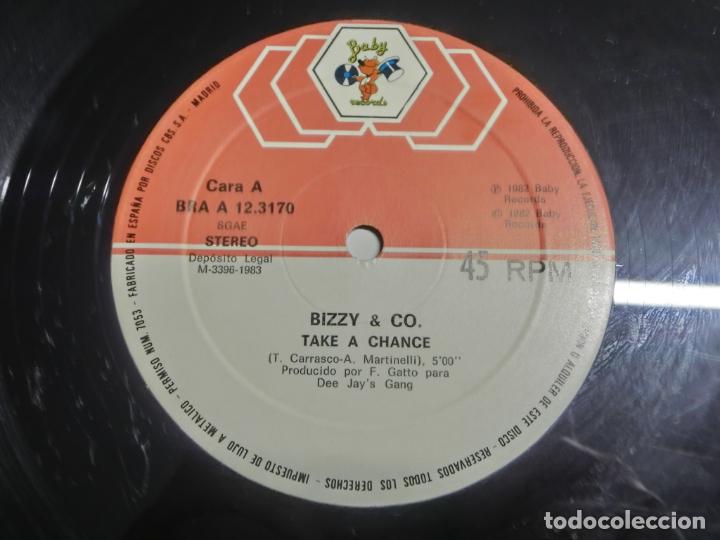 Discos de vinilo: BIZZY & CO. - TAKE A CHANCE - Foto 3
