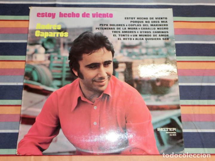 Discos de vinilo: ANDR&Eacute;S CAPARR&Oacute;S - ESTOY HECHO DE VIENTO - Foto 1
