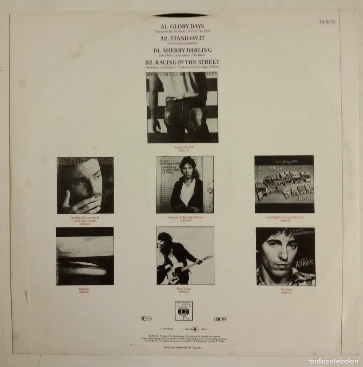 Discos de vinilo: Bruce Springsteen Glory Days Maxisingle 12&rdquo; Inglaterra 1985 - Foto 2