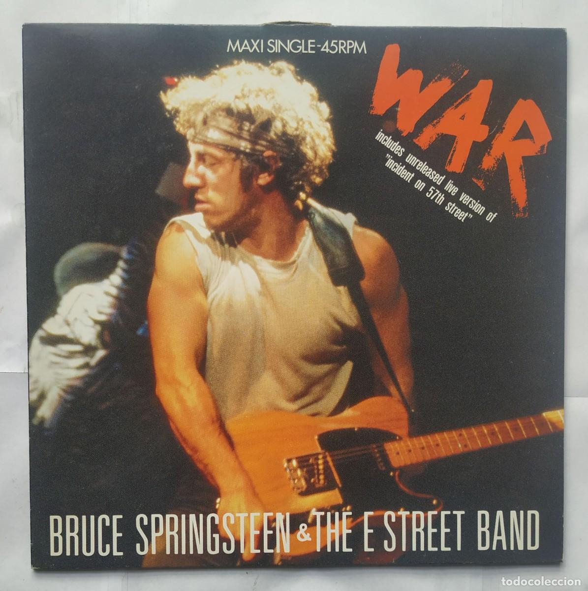 Discos de vinilo: Bruce Springsteen War Maxisingle 12&rdquo; Espa&ntilde;a 1986 - Foto 1