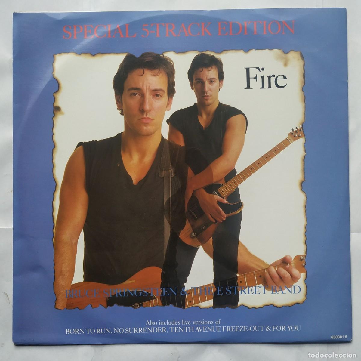 Discos de vinilo: Bruce Springsteen Fire Maxisingle 12&rdquo; UK 1987 - Foto 1