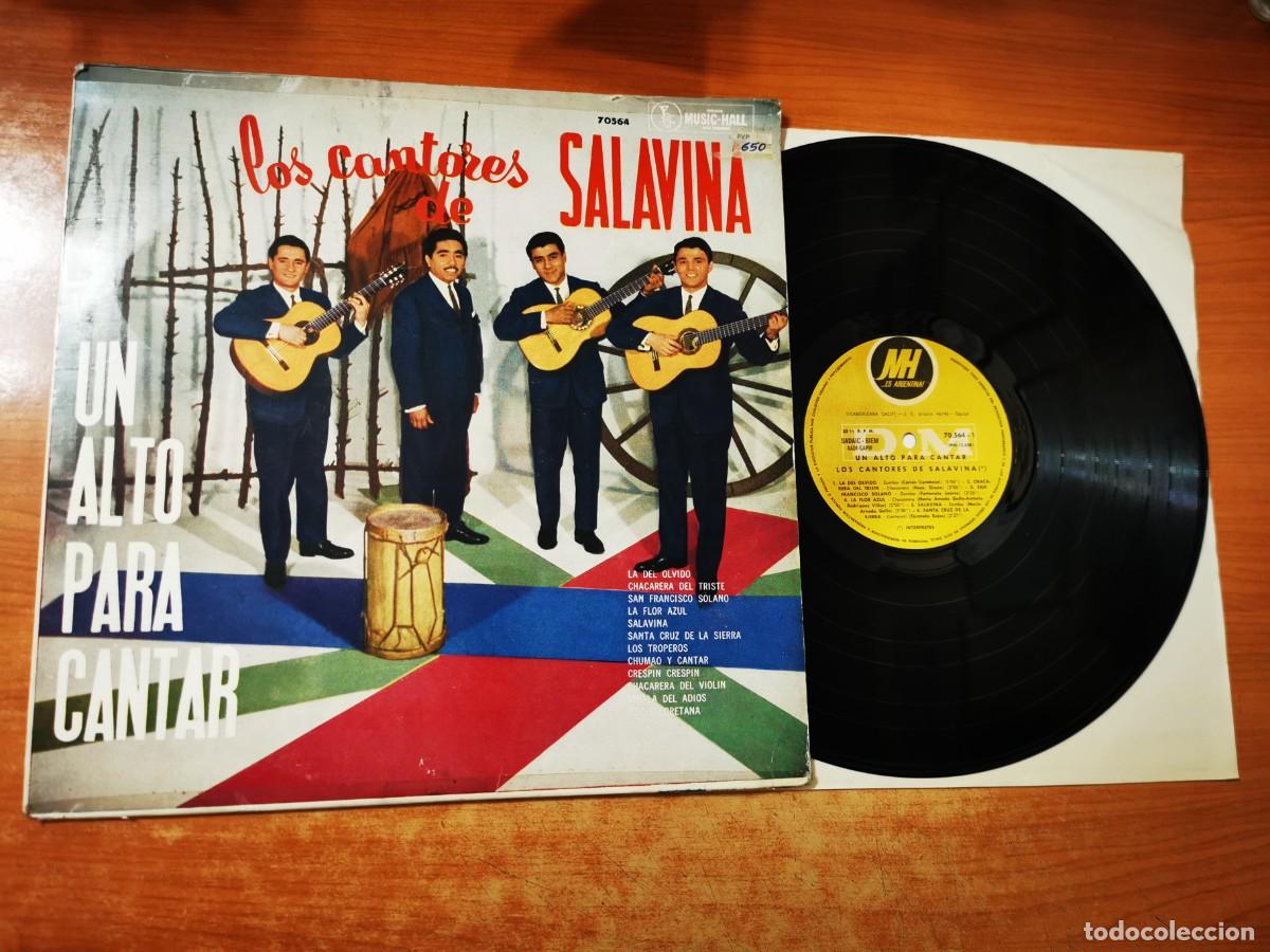 Discos de vinilo: LOS CANTORES DE SALAVINA Un alto para cantar LP VINILO DEL A&Ntilde;O 1965 ARGENTINA CONTIENE 12 TEMAS