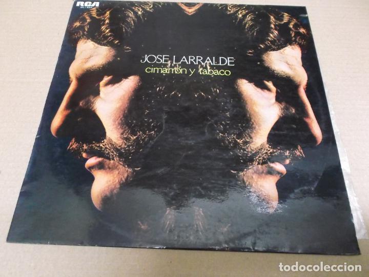 Discos de vinilo: JOSE LARRALDE (LP) CIMARRON Y TABACO A&Ntilde;O &ndash; 1976 - Foto 1