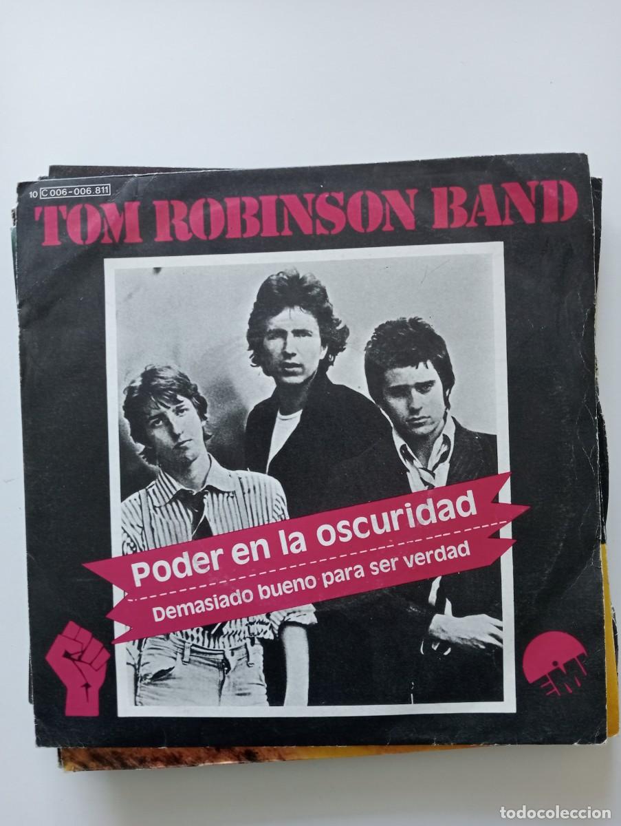 Discos de vinilo: Tom Robinson Band - Poder En La Oscuridad (7&rdquo;, Single) 1978 new wave - Foto 1