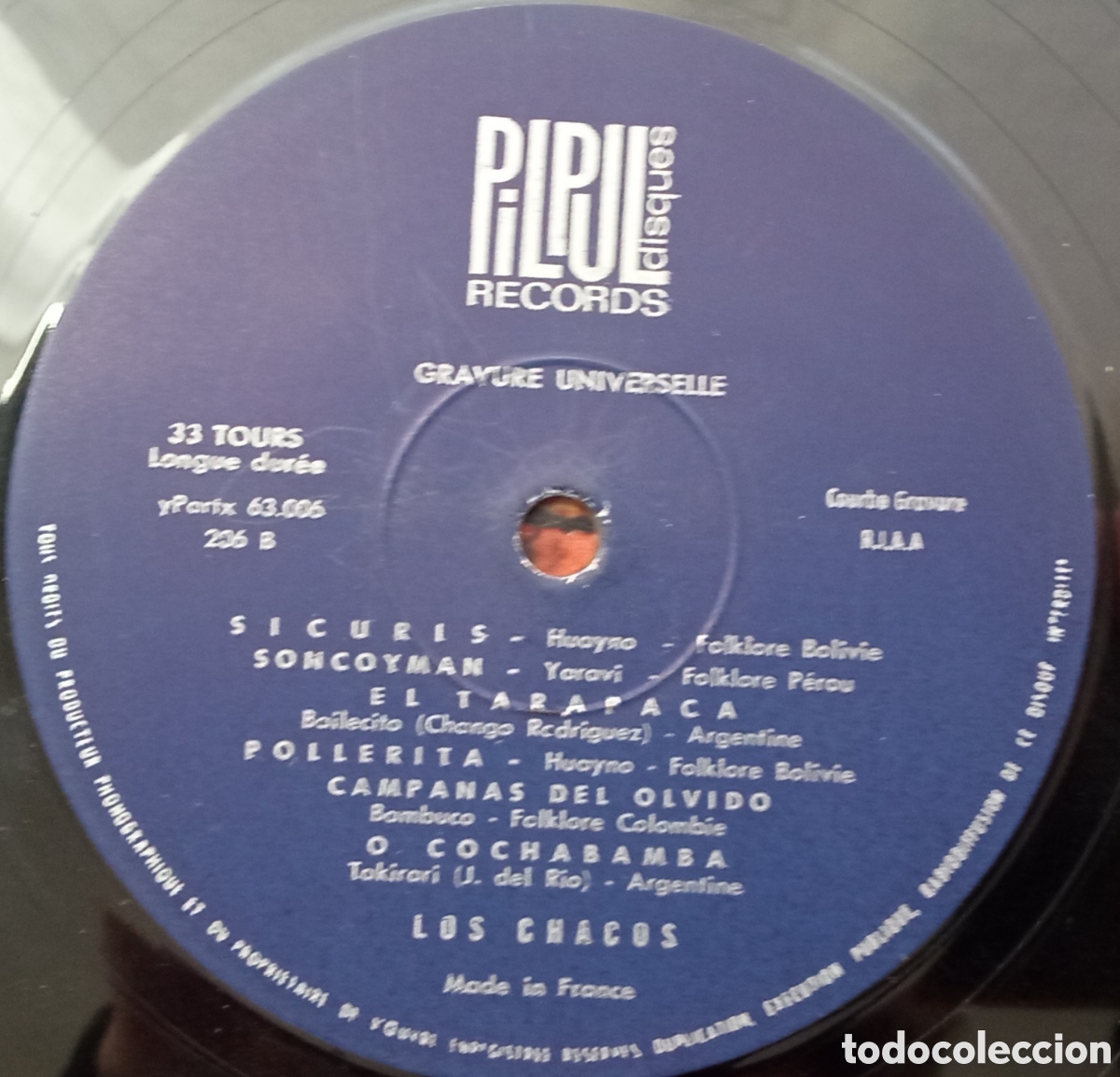 Discos de vinilo: Los Chacos. Amerique du sud - Foto 6