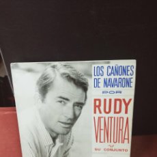 Discos de vinilo: LOS CAÑONES DE NAVARONE POR RUDY VENTURA Y SU CONJUNTO. EP COLUMBIA 1961.