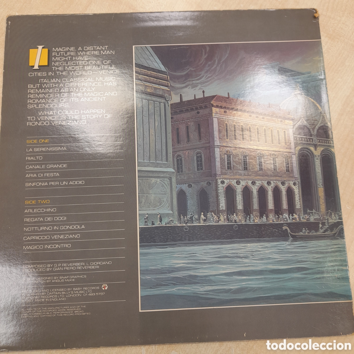Discos de vinilo: Rondo veneziano. Venice in peril - Foto 2