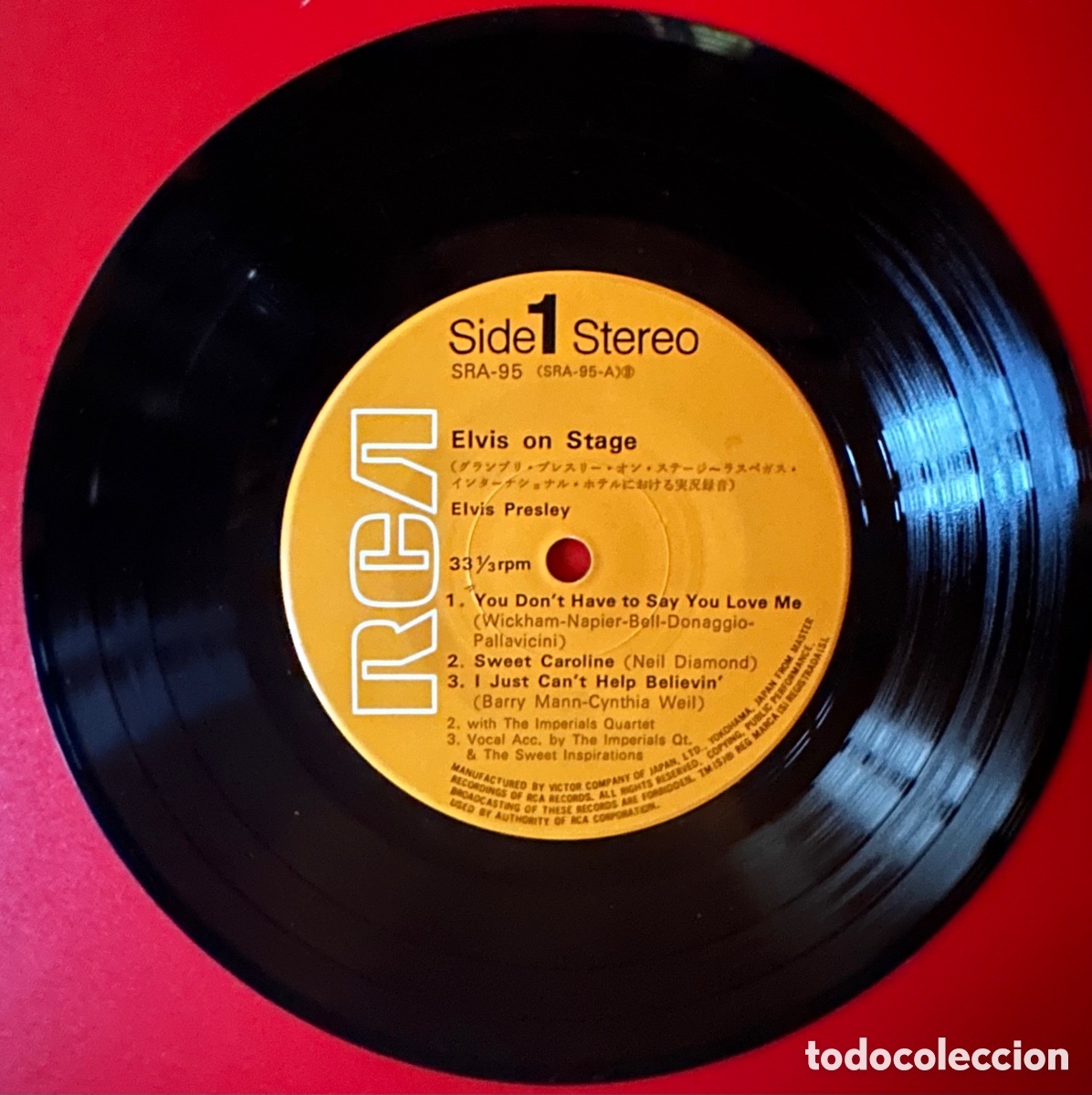Discos de vinilo: Elvis Presley. Jap&oacute;n. - Foto 4