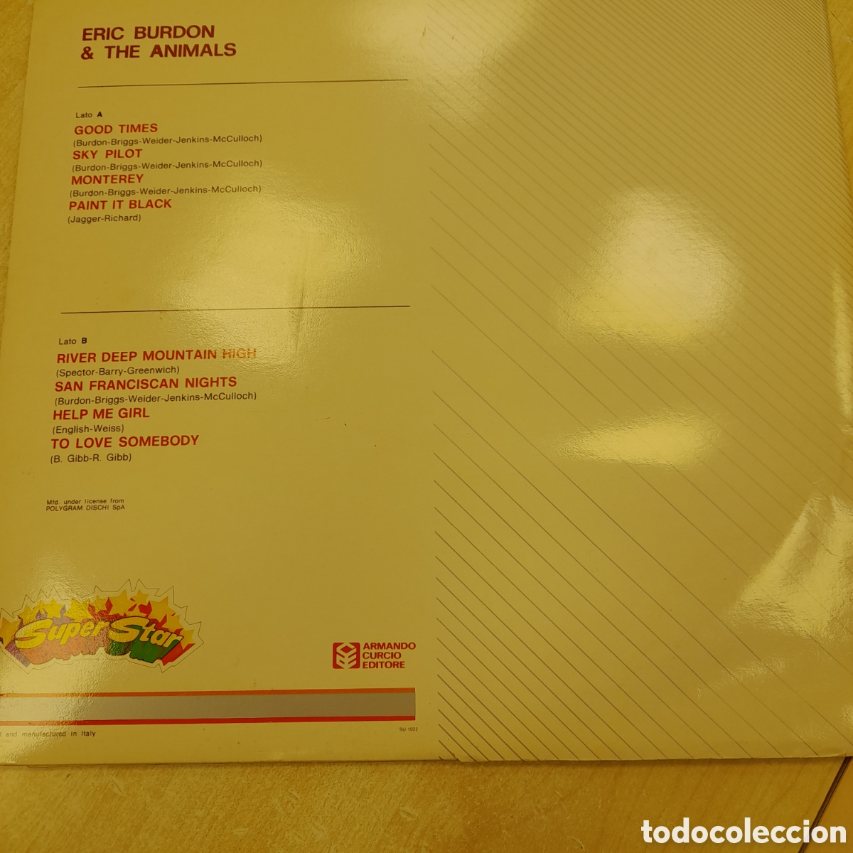 Discos de vinilo: Eric Burdon and the animals - Foto 2