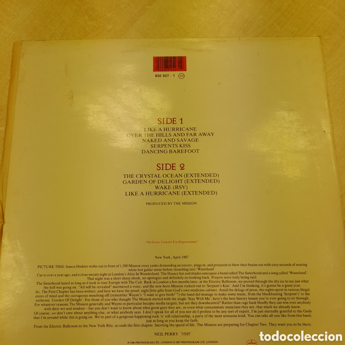 Discos de vinilo: The mission. The first chapter2 - Foto 2
