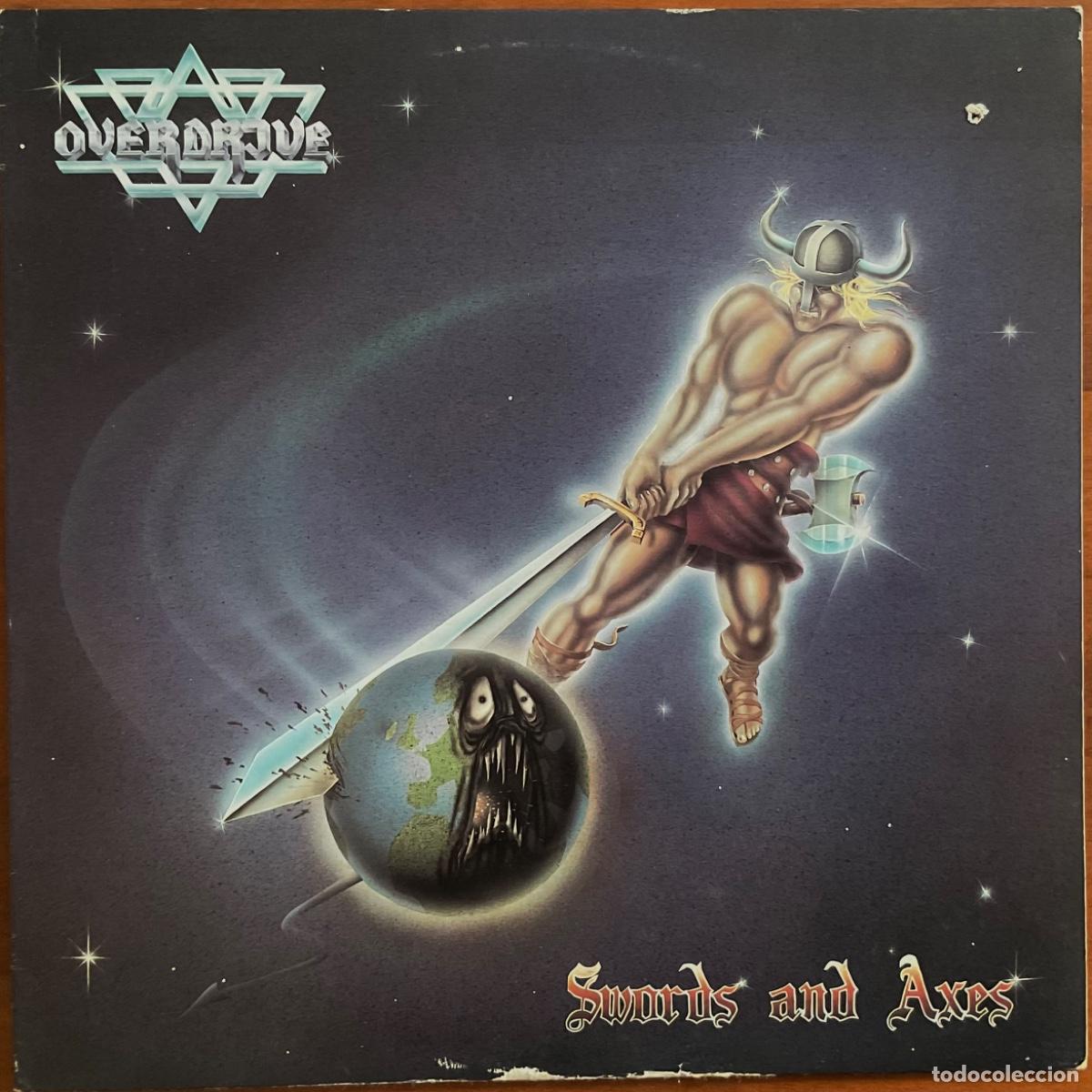 Discos de vinilo: OVERDRIVE - SWORDS AND AXES - Foto 1