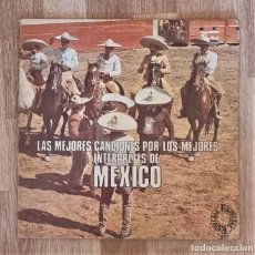 Discos de vinilo: 2 LPS LAS MEJORES CANCIONES POR LOS INTERPRETES DE MEXICO (AÑO 1976)
