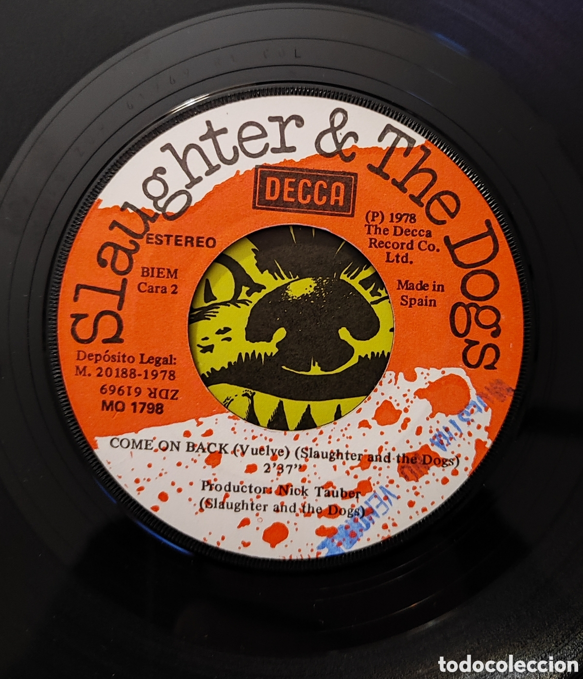 Discos de vinilo: SLAUGHTER AND THE DOGS - QUICK JOEY SMALL - Foto 2